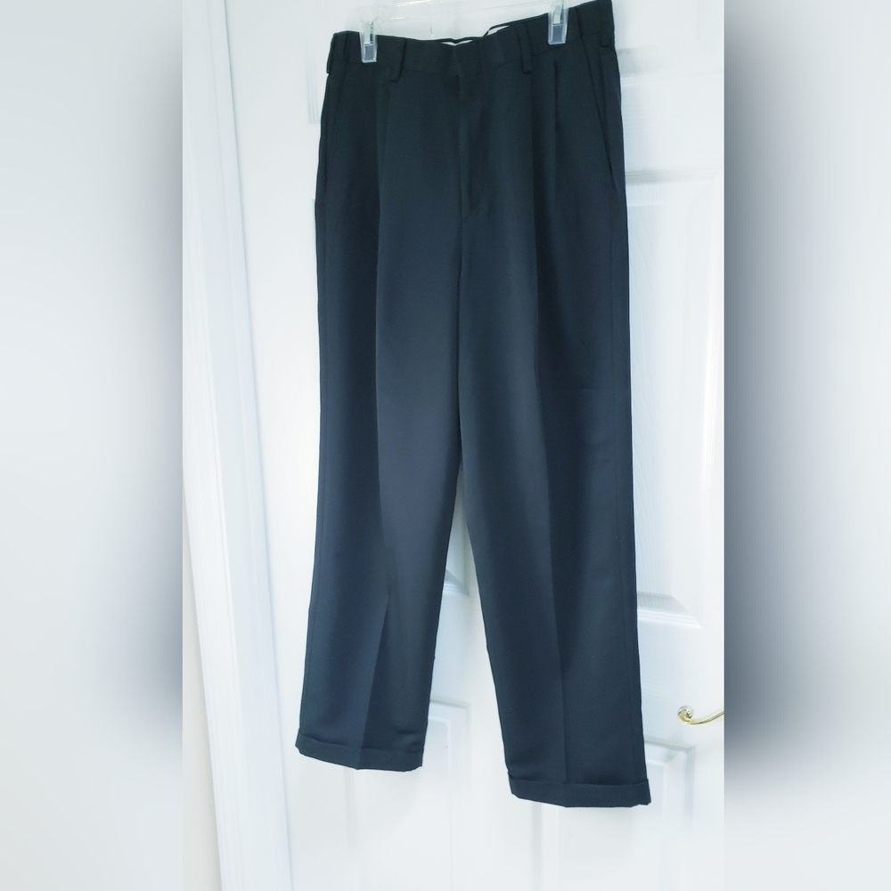 Farah Black Dress Pants Trousers 33